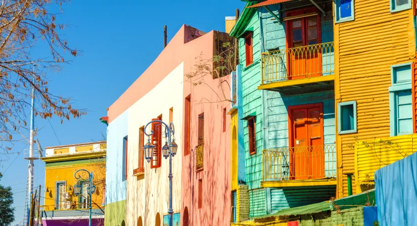 Quartier ouvrier La Boca à Buenos Aires