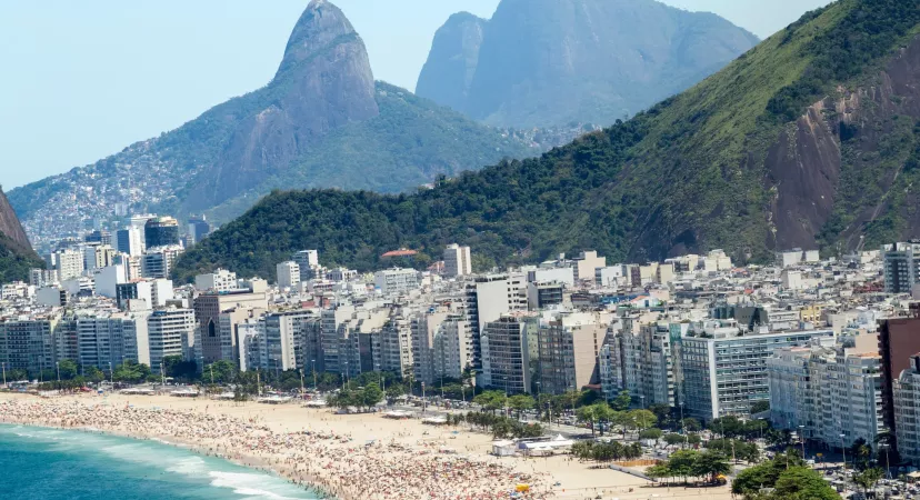 Plage de Copacabana à Rio de Janeiro