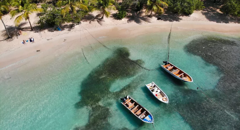 Plage de Petit-Havre en Guadeloupe