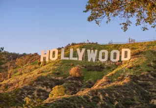 Lettres mythiques d'Hollywood à Los Angeles