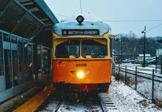 Métro de la Ligne Mattapan à Boston