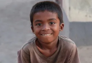 Jeune enfant malgache