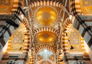 Intérieur de la Basilique Notre-Dame de la Garde à Marseille