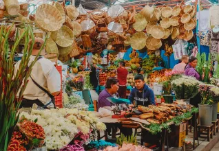 Marché typique mexicain