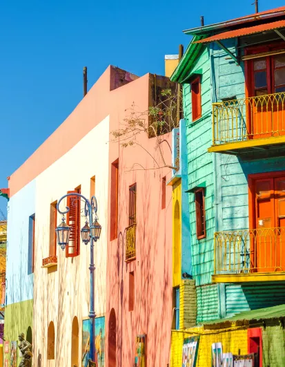 Quartier ouvrier La Boca à Buenos Aires