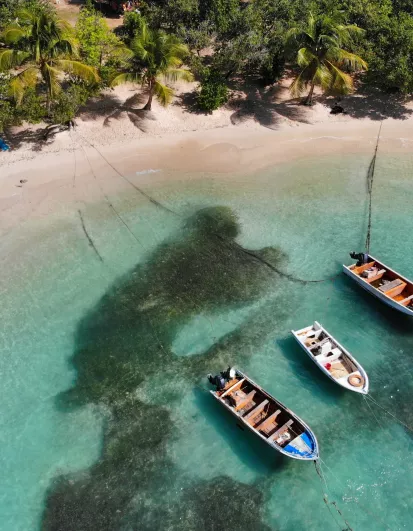 Plage de Petit-Havre en Guadeloupe