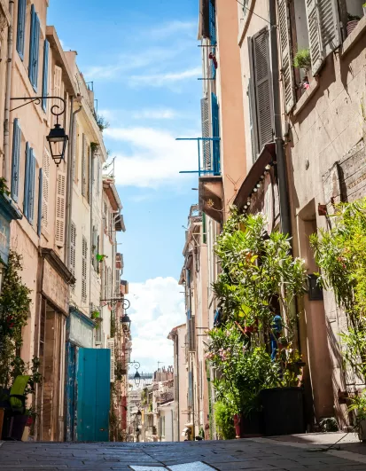 Quartier du Panier à Marseille