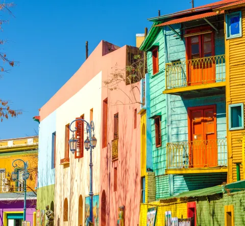 Quartier ouvrier La Boca à Buenos Aires